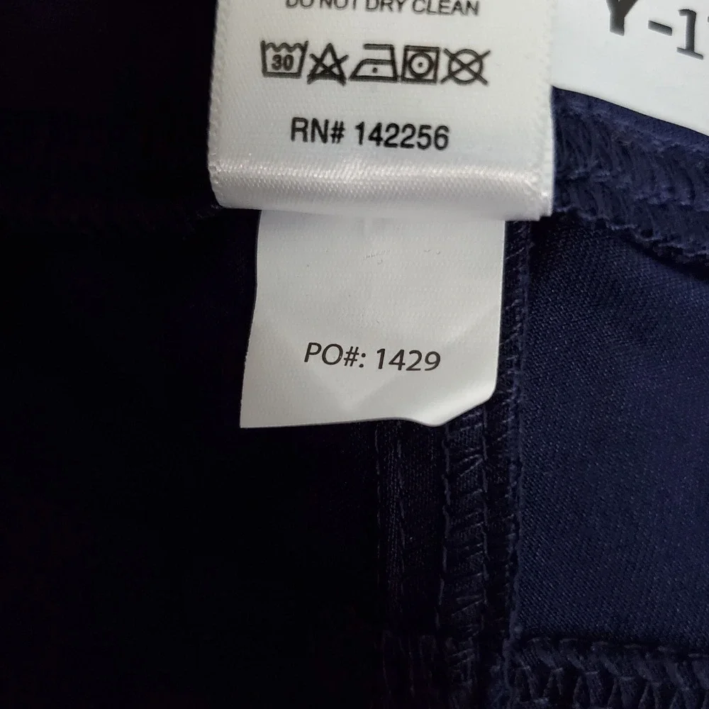 FIGS Women Scrub Bottom XL Blue 1429 Cargo Straight Leg Drawstring